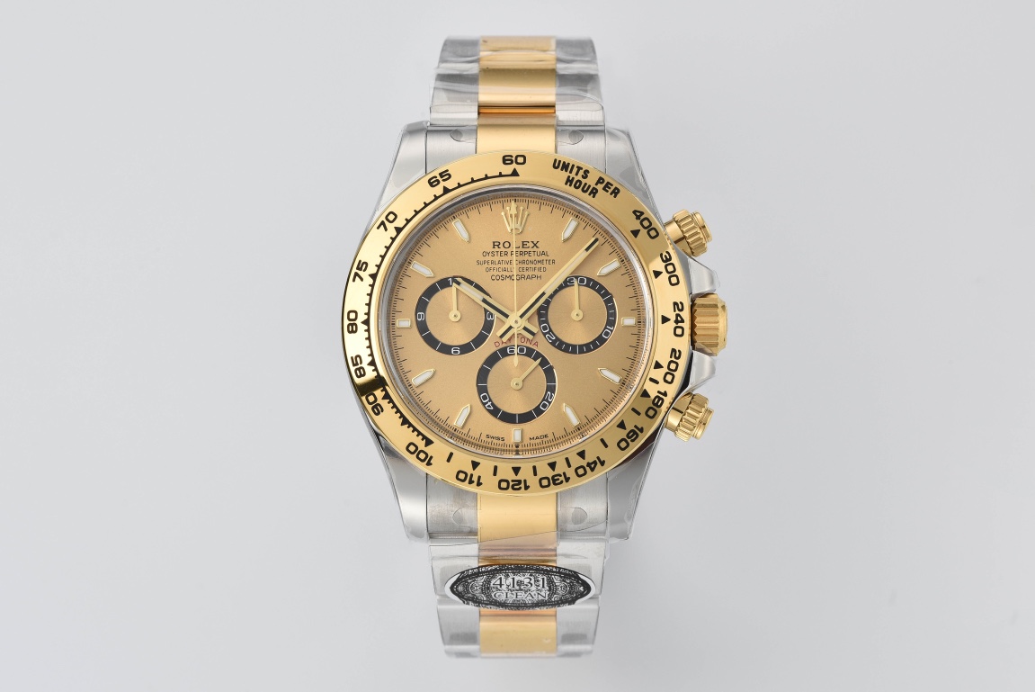 Victory Factory Daytona 126503 Golden Black Counter Ring Dial Oystersteel and Yellow Gold Bracelet Yellow Gold Bezel SH4131 Movement 01 Clean Factory Daytona 126503 Golden Black Counter Ring Dial Oystersteel and Yellow Gold Bracelet Yellow Gold Bezel SH4131 Movement 01