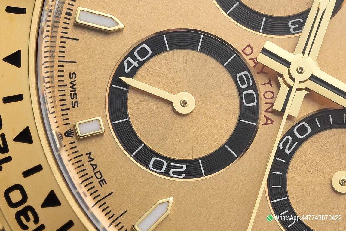 Super Clone Daytona 126503 Golden Black Counter Ring Dial Oystersteel and Yellow Gold Bracelet Yellow Gold Bezel SH4131 Movement 05 Super Clone Daytona 126503 Golden Black Counter Ring Dial Oystersteel and Yellow Gold Bracelet Yellow Gold Bezel SH4131 Movement 05