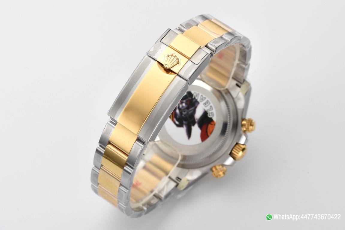 Super Clone Daytona 126503 Golden Black Counter Ring Dial Oystersteel and Yellow Gold Bracelet Yellow Gold Bezel SH4131 Movement 09 Super Clone Daytona 126503 Golden Black Counter Ring Dial Oystersteel and Yellow Gold Bracelet Yellow Gold Bezel SH4131 Movement 09