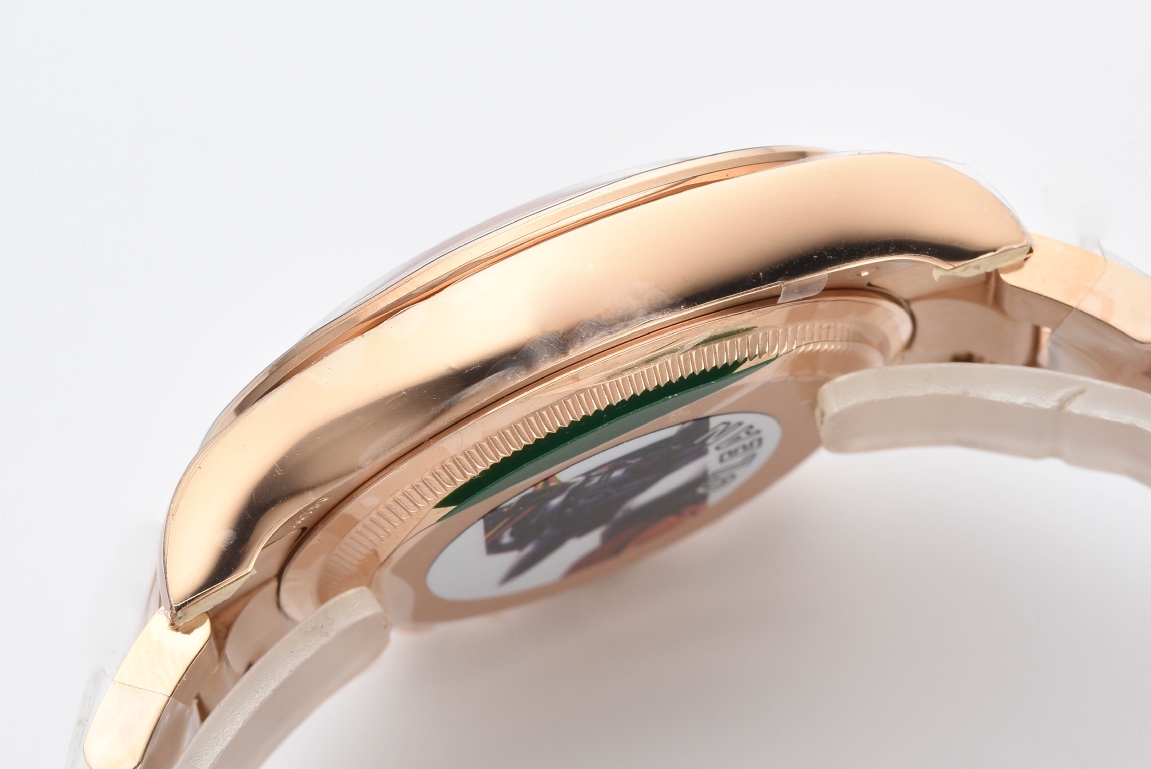 Victory Factory Daytona 126505 Rose Gold Case Bracelet Bright Black and Sundust Set with Diamonds Dial SH4131 Movement 07 Clean Factory Daytona 126505 Rose Gold Case Bracelet Bright Black and Sundust Set with Diamonds Dial SH4131 Movement 07