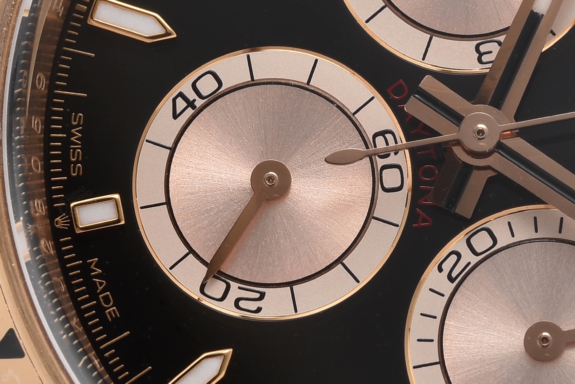 Victory Factory Rolex Daytona 126505 Rose Gold Case Bracelet Black Dial with Rose Gold Sub Dial SH4131 Movement 04 Clean Factory Rolex Daytona 126505 Rose Gold Case Bracelet Black Dial with Rose Gold Sub Dial SH4131 Movement 04