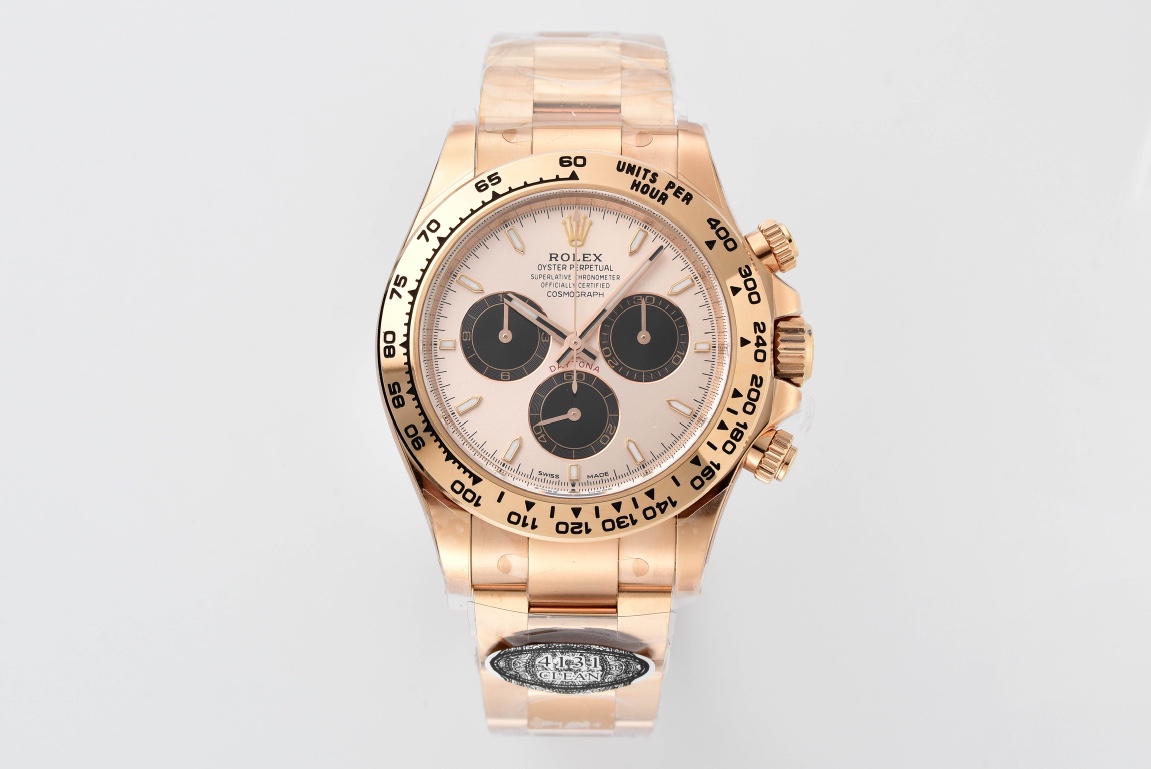 Victory Factory Rolex Daytona 126505 Rose Gold Case Bracelet Rose Gold Dial with Black Sub Dial SH4131 Movement 01 Clean Factory Rolex Daytona 126505 Rose Gold Case Bracelet Rose Gold Dial with Black Sub Dial SH4131 Movement 01