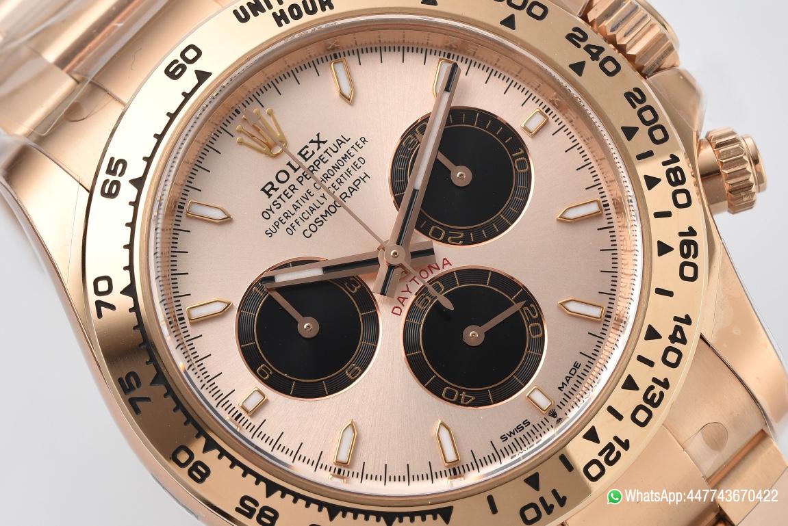 Super Clone Rolex Daytona 126505 Rose Gold Case Bracelet Rose Gold Dial with Black Sub Dial SH4131 Movement 02 Super Clone Rolex Daytona 126505 Rose Gold Case Bracelet Rose Gold Dial with Black Sub Dial SH4131 Movement 02