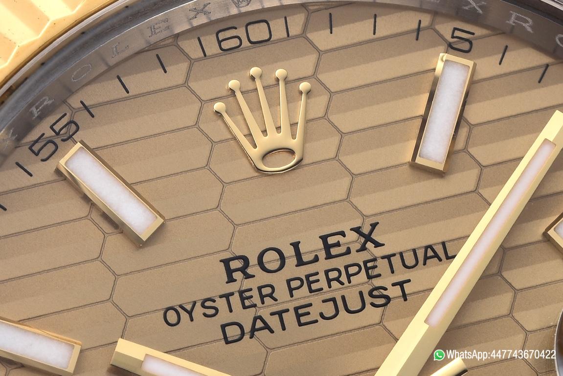 Super Clone Datejust 126333 41mm Yellow Gold Fluted Textured Dial Yellow Gold Bezel 3235 Movement Two Tone Oyster Bracelet 03 Super Clone Datejust 126333 41mm Yellow Gold Fluted Textured Dial Yellow Gold Bezel 3235 Movement Two Tone Oyster Bracelet 03