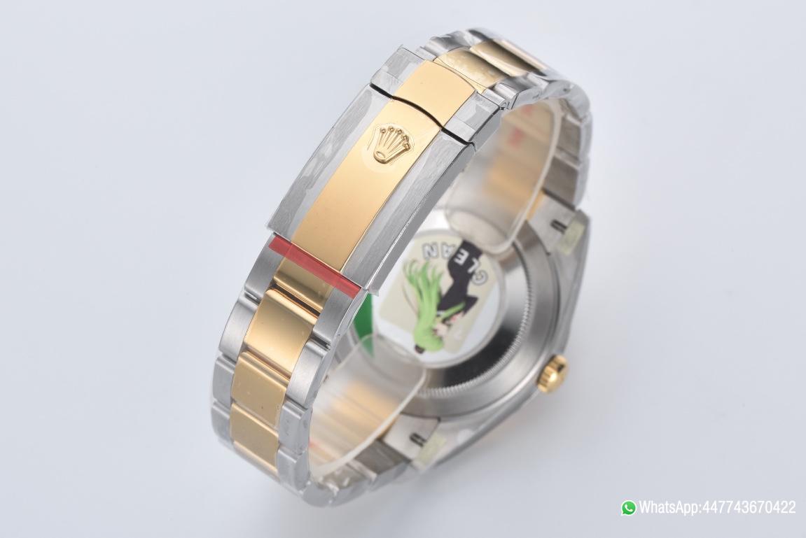 Super Clone Datejust 126333 41mm Yellow Gold Fluted Textured Dial Yellow Gold Bezel 3235 Movement Two Tone Oyster Bracelet 07 Super Clone Datejust 126333 41mm Yellow Gold Fluted Textured Dial Yellow Gold Bezel 3235 Movement Two Tone Oyster Bracelet 07