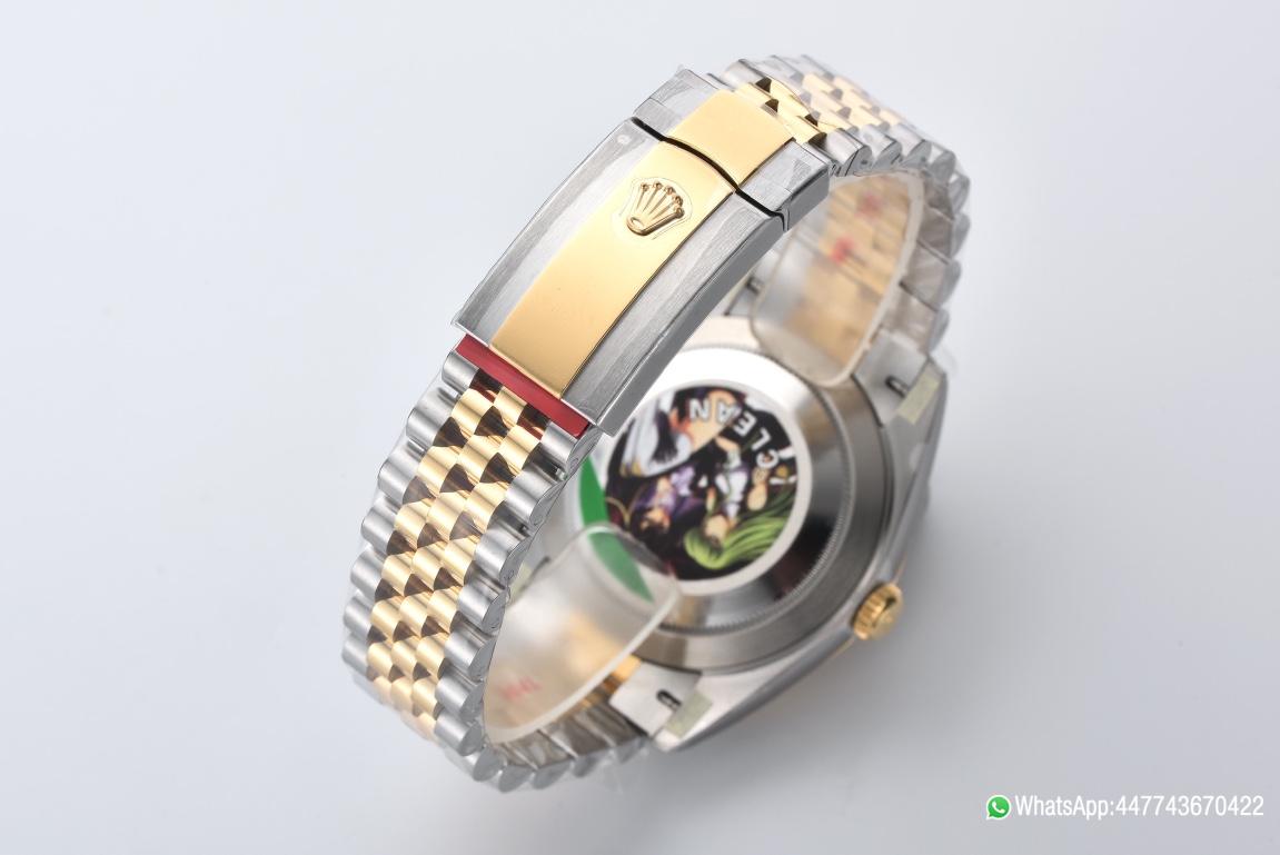 Super Clone Datejust 126333 41mm Yellow Gold Fluted Textured Dial with Stick Markers Yellow Gold Bezel 3235 Movement Two Tone Jubilee Bracelet 07 Super Clone Datejust 126333 41mm Yellow Gold Fluted Textured Dial with Stick Markers Yellow Gold Bezel 3235 Movement Two Tone Jubilee Bracelet 07