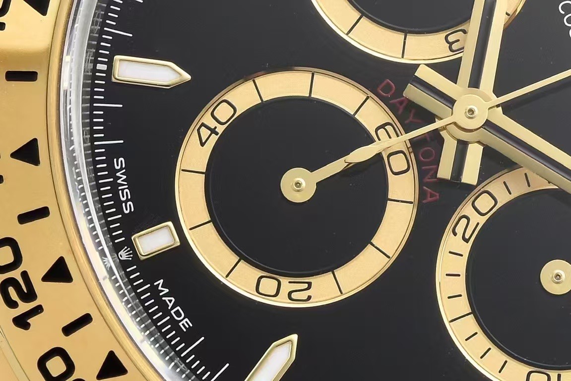 Victory Factory Daytona 126503 Black and Gold Counter Rings Dial 904L Steel Case Yellow Gold Bezel SH4131 Movement Oystersteel and Yellow Gold Band 06 Clean Factory Daytona 126503 Black and Gold Counter Rings Dial 904L Steel Case Yellow Gold Bezel SH4131 Movement Oystersteel and Yellow Gold Band 06