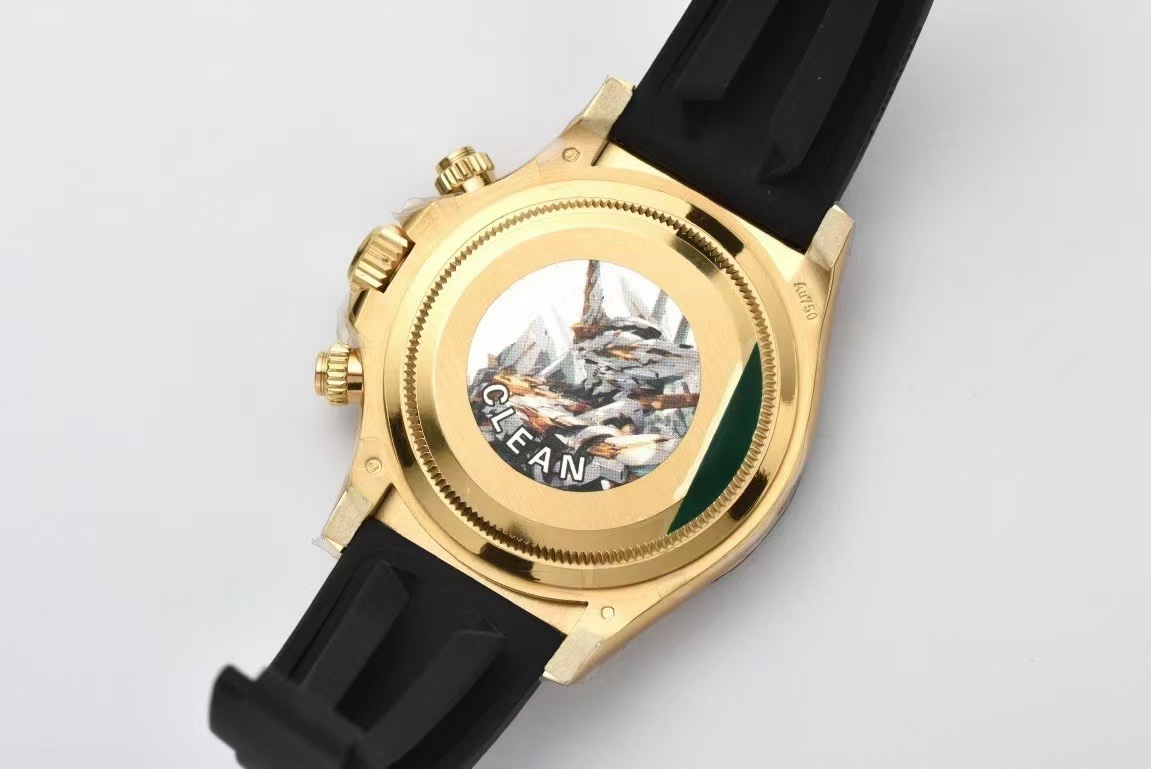 Victory Factory Daytona 126518 Black Dial with Diamonds Markers Yellow Gold Case Black Ceramic Bezel SH4131 Movement Oysterflex Strap 09 Clean Factory Daytona 126518 Black Dial with Diamonds Markers Yellow Gold Case Black Ceramic Bezel SH4131 Movement Oysterflex Strap 09