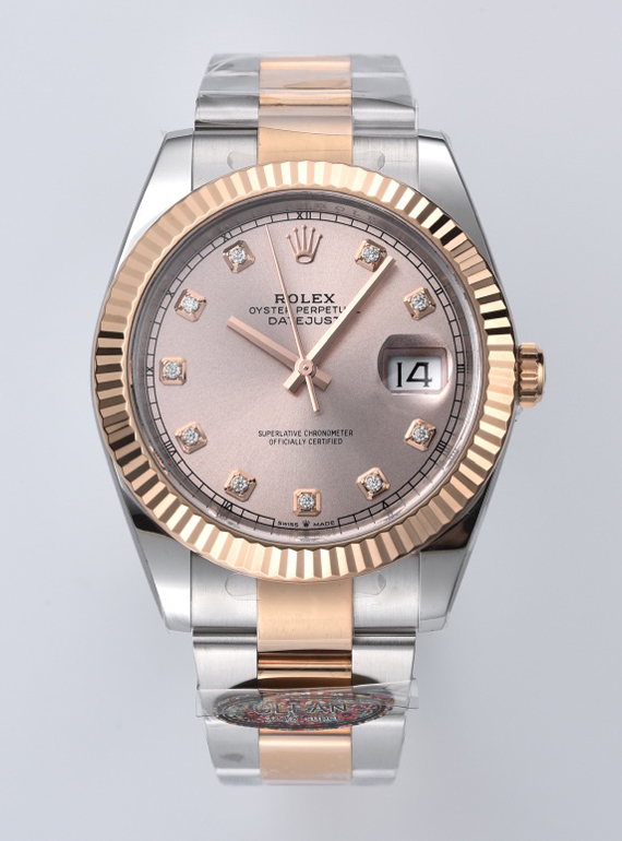 Victory Datejust 126331 41mm Rose Gold Sundust Dial with Diamond Markers Rose Gold Bezel 3235 Movement Two Tone Oyster Bracelet 00 Clean Datejust 126331 41mm Rose Gold Sundust Dial with Diamond Markers Rose Gold Bezel 3235 Movement Two Tone Oyster Bracelet 00