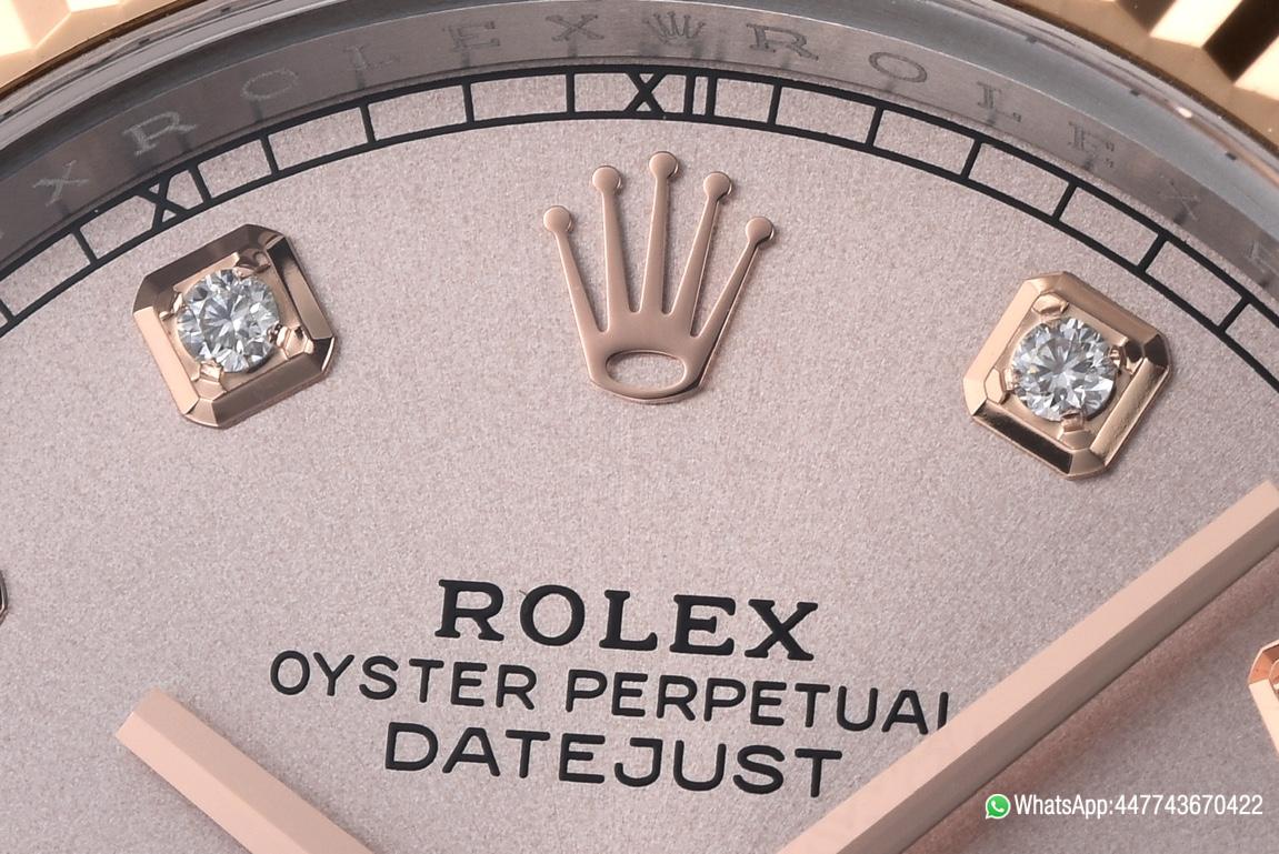Victory Datejust 126331 41mm Rose Gold Sundust Dial with Diamond Markers Rose Gold Bezel 3235 Movement Two Tone Oyster Bracelet 03 Clean Datejust 126331 41mm Rose Gold Sundust Dial with Diamond Markers Rose Gold Bezel 3235 Movement Two Tone Oyster Bracelet 03