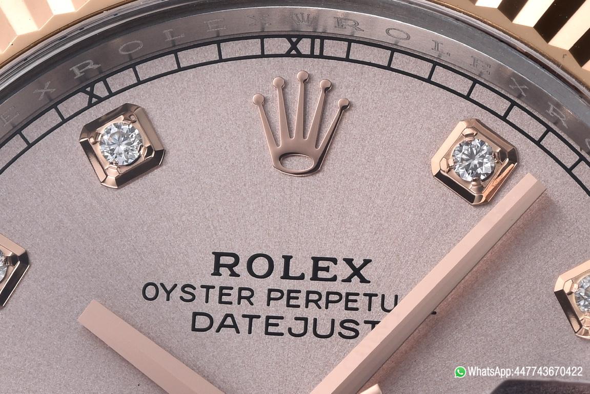 Victory Datejust 126331 41mm Rose Gold Sundust Dial with diamond Markers Rose Gold Bezel 3235 Movement Two Tone Jubilee Bracelet 03 Clean Datejust 126331 41mm Rose Gold Sundust Dial with diamond Markers Rose Gold Bezel 3235 Movement Two Tone Jubilee Bracelet 03