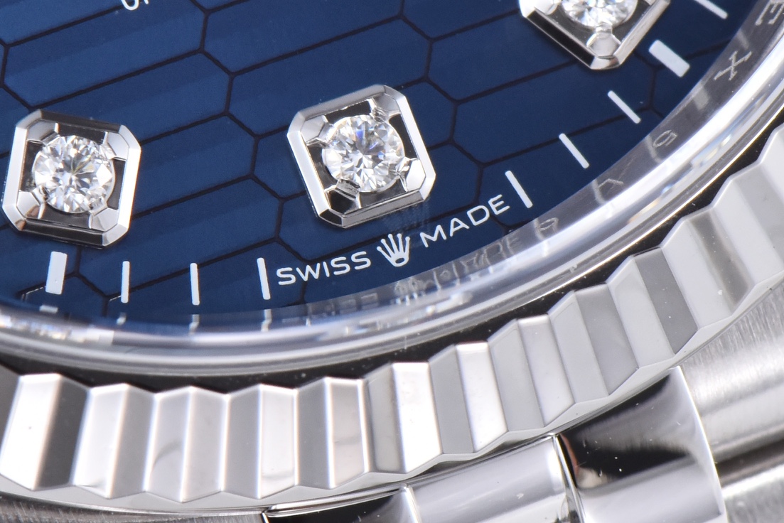 Victory Factory Datejust 126234 36mm Blue Motif Dial with Diamonds Markers 3235 Movement Jubilee Bracelet 04 Clean Factory Datejust 126234 36mm Blue Motif Dial with Diamonds Markers 3235 Movement Jubilee Bracelet 04