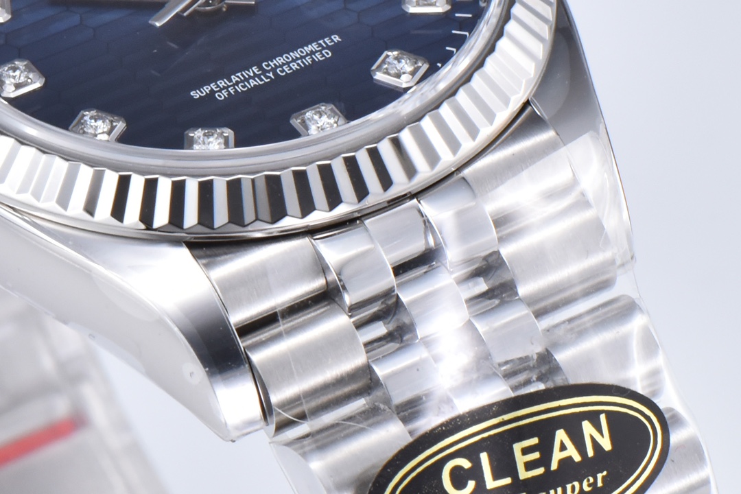 Victory Factory Datejust 126234 36mm Blue Motif Dial with Diamonds Markers 3235 Movement Jubilee Bracelet 06 Clean Factory Datejust 126234 36mm Blue Motif Dial with Diamonds Markers 3235 Movement Jubilee Bracelet 06