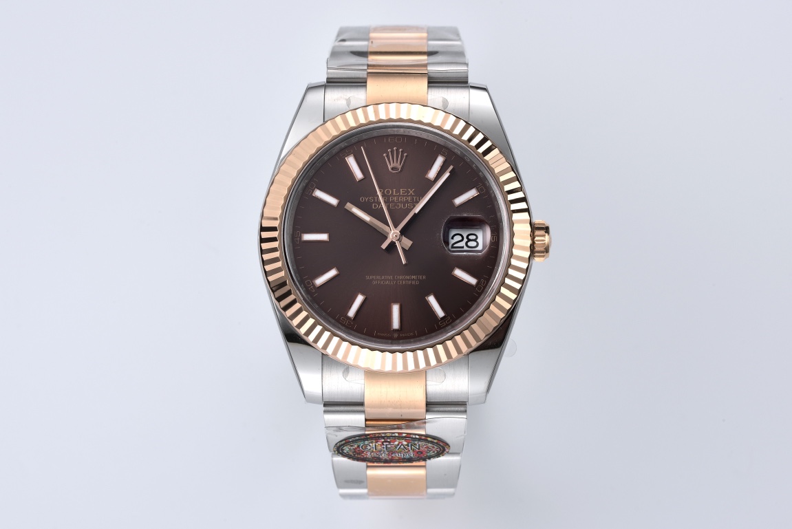 Victory Factory Datejust 126331 41mm 904L Steel Case Chocolate Dial with Stick Markers Rose Gold Bezel 3235 Movement Two Tone Oyster Bracelet 01 Clean Factory Datejust 126331 41mm 904L Steel Case Chocolate Dial with Stick Markers Rose Gold Bezel 3235 Movement Two Tone Oyster Bracelet 01