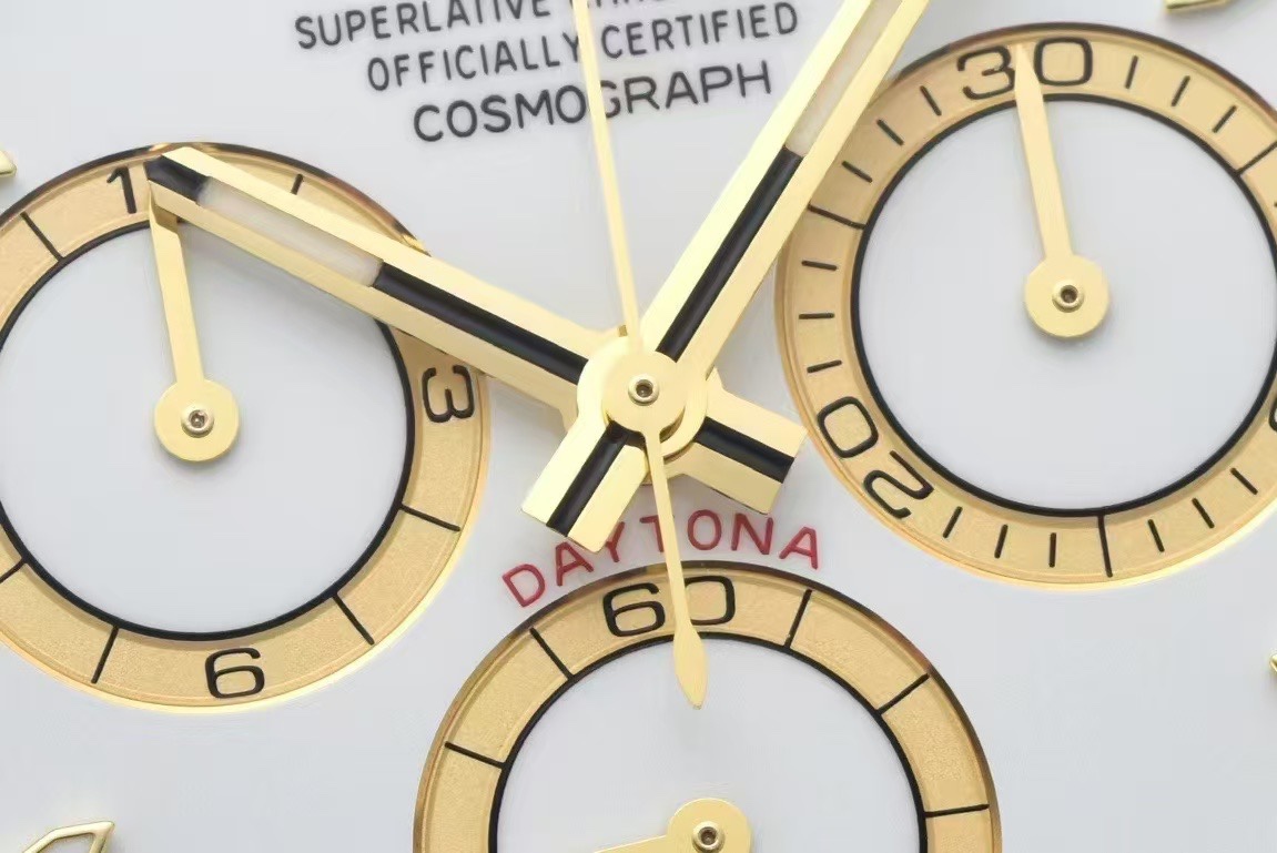 Victory Factory Daytona 126503 White Dial with Gold Eye Sub Dial Two Tone Yellow Gold Steel Bracelet Gold Bezel SH4131 Movement 05 Clean Factory Daytona 126503 White Dial with Gold Eye Sub Dial Two Tone Yellow Gold Steel Bracelet Gold Bezel SH4131 Movement 05