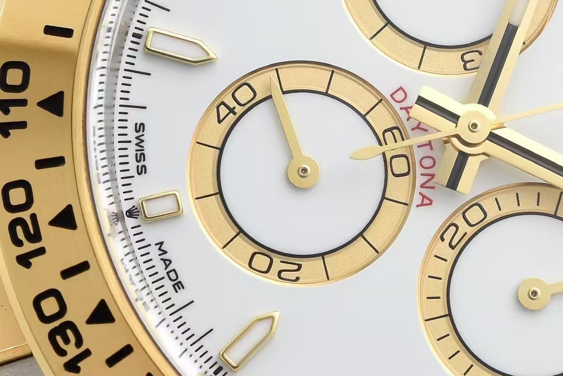 Victory Factory Daytona 126503 White Dial with Gold Eye Sub Dial Two Tone Yellow Gold Steel Bracelet Gold Bezel SH4131 Movement 06 Clean Factory Daytona 126503 White Dial with Gold Eye Sub Dial Two Tone Yellow Gold Steel Bracelet Gold Bezel SH4131 Movement 06