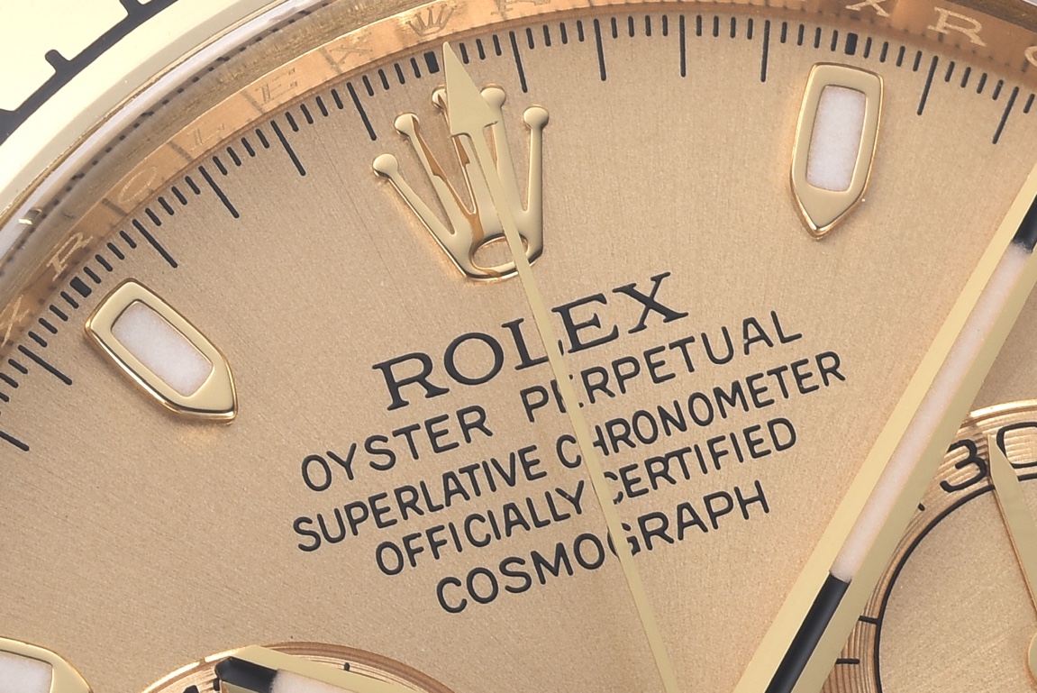 Victory Factory Rolex Daytona 116508 Full Yellow Gold Case Dial Yellow Gold Bezel Bracelet DanDong 4130 Movement 04 Clean Factory Rolex Daytona 116508 Full Yellow Gold Case Dial Yellow Gold Bezel Bracelet DanDong 4130 Movement 04