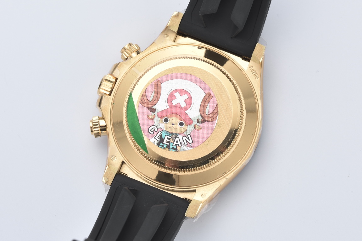 Victory Factory Rolex Daytona 116518LN 0042 Yellow Gold Dial and Case Black Ceramic Bezel Cal4130 Black Oyster Rubber Oysterflex Strap 08 Clean Factory Rolex Daytona 116518LN 0042 Yellow Gold Dial and Case Black Ceramic Bezel Cal4130 Black Oyster Rubber Oysterflex Strap 08