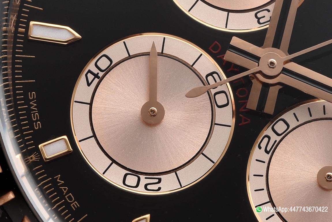 Super Clone Rolex Daytona 126515LN 18K Rose Gold Plated Case Black and Rose Gold Dial Oysterflex Strap SH4131 05 Super Clone Rolex Daytona 126515LN 18K Rose Gold Plated Case Black and Rose Gold Dial Oysterflex Strap SH4131 05