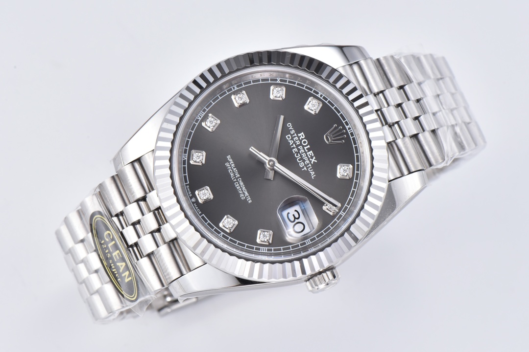 Victory Factory Datejust 36mm Gray Dial with Diamond Hour Markers 904L Steel Case Jubilee Bracelet SuperClone 3235 Movement 05 Clean Factory Datejust 36mm Gray Dial with Diamond Hour Markers 904L Steel Case Jubilee Bracelet SuperClone 3235 Movement 05