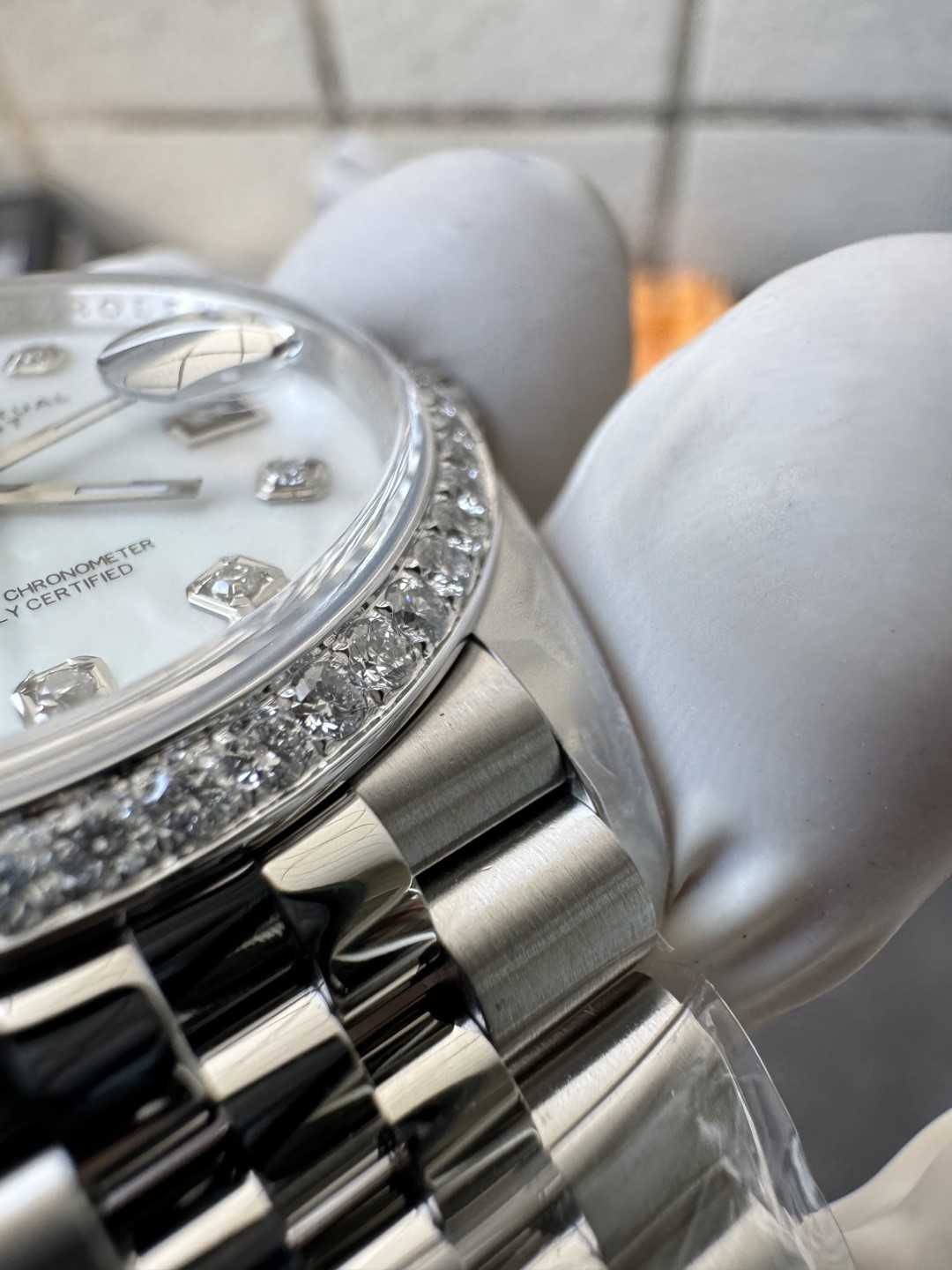 Victory Factory Datejust 36mm M126284RBR 0011 MOP Dial with Diamond Hour Markers Diamonds set Bezel 3235 Movement Jubilee Bracelet 14 Clean Factory Datejust 36mm M126284RBR 0011 MOP Dial with Diamond Hour Markers Diamonds set Bezel 3235 Movement Jubilee Bracelet 14
