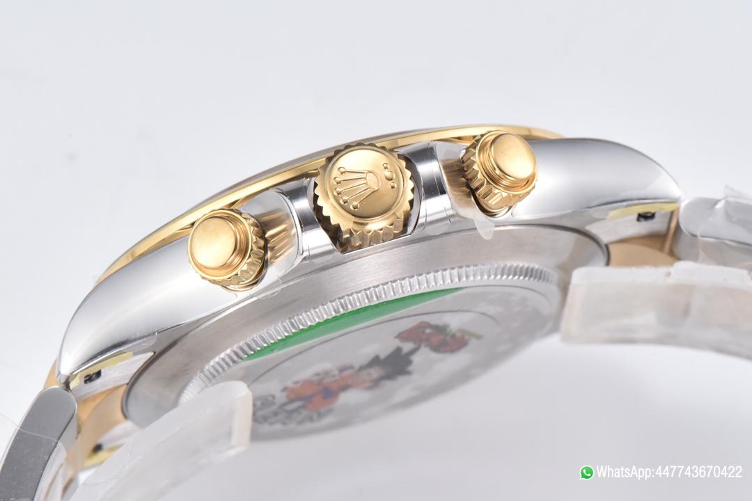 Super Clone Daytona 116503 White Mother of Pearl Dial Oystersteel and Yellow Gold Material DD4130 Movement 07 Super Clone Daytona 116503 White Mother of Pearl Dial Oystersteel and Yellow Gold Material DD4130 Movement 07