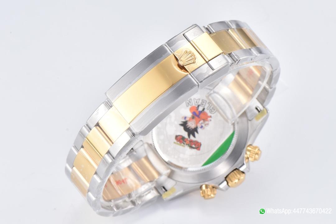 Super Clone Daytona 116503 White Mother of Pearl Dial Oystersteel and Yellow Gold Material DD4130 Movement 09 Super Clone Daytona 116503 White Mother of Pearl Dial Oystersteel and Yellow Gold Material DD4130 Movement 09