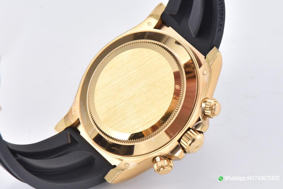 Super Clone Daytona 116518LN Mother of Pearl Dial with Diamond Hour Markers Yellow Gold Case Oysterflex DD4130 Caliber 08 Super Clone Daytona 116518LN Mother of Pearl Dial with Diamond Hour Markers Yellow Gold Case Oysterflex DD4130 Caliber 08