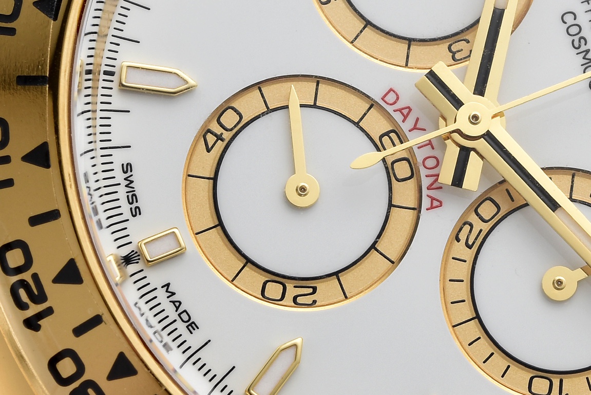 Victory Factory Daytona 126508 White Dial on 18K Yellow Gold Plated Bracelet ShangHai 4131 Movement 05 Clean Factory Daytona 126508 White Dial on 18K Yellow Gold Plated Bracelet ShangHai 4131 Movement 05