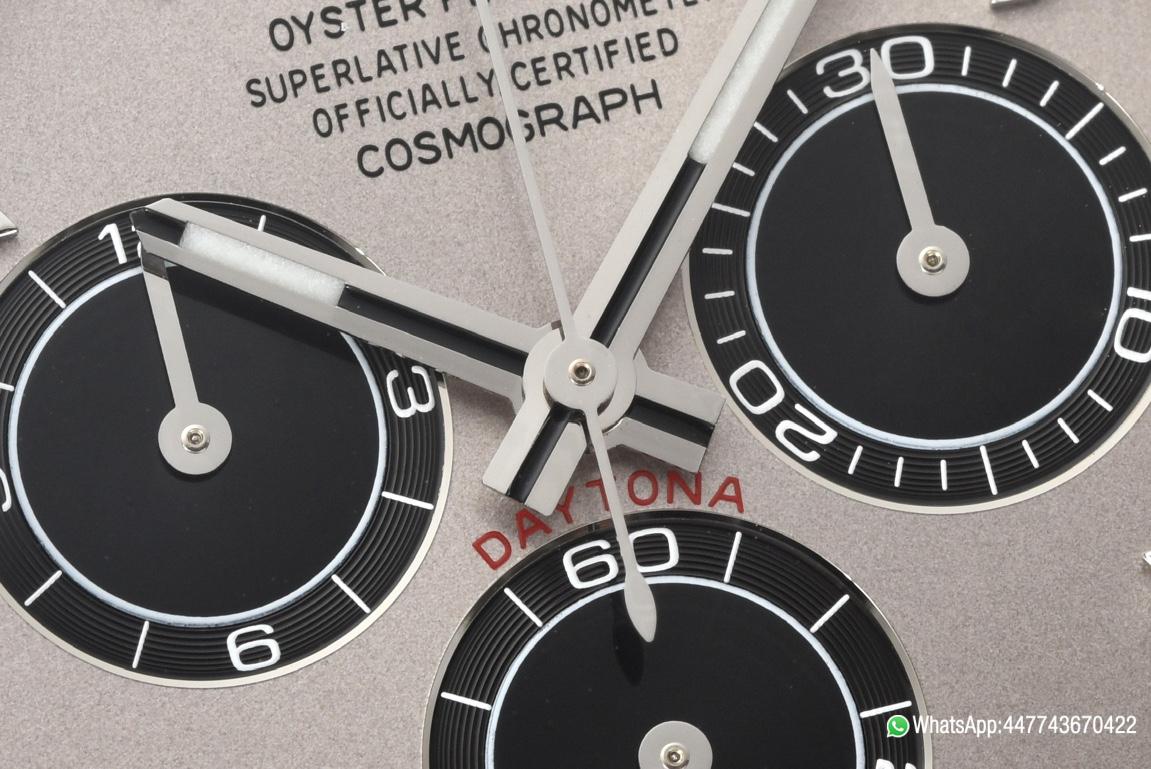 Super Clone Daytona M126509 0003 White Gold Plated Case Steel and Black Dial White Gold Scale Bezel White Gold Band 4131 Movement 05 Super Clone Daytona M126509 0003 White Gold Plated Case Steel and Black Dial White Gold Scale Bezel White Gold Band 4131 Movement 05