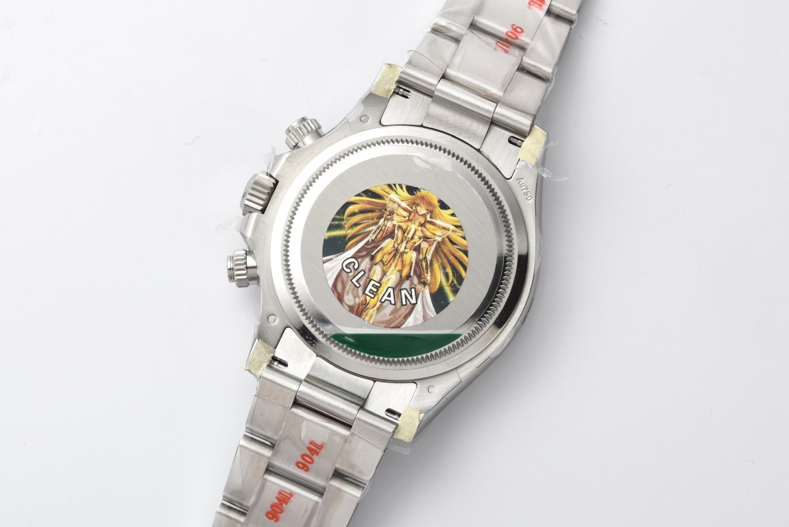 Victory Factory Daytona M126509 0003 White Gold Plated Case Steel and Black Dial White Gold Scale Bezel White Gold Band 4131 Movement 09 Clean Factory Daytona M126509 0003 White Gold Plated Case Steel and Black Dial White Gold Scale Bezel White Gold Band 4131 Movement 09