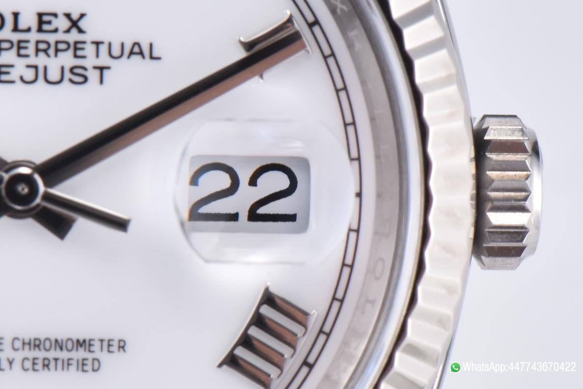Super Clone Rolex Datejust 36 White Dial with Roma Hour Markers ShangHai 3235 Movement Jubilee Bracelet 04 Super Clone Rolex Datejust 36 White Dial with Roma Hour Markers ShangHai 3235 Movement Jubilee Bracelet 04