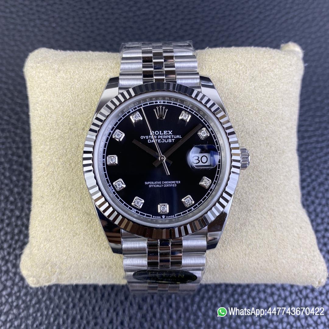 Super Clone Rolex Datejust M126334 0012 Black Dial Diamond Hour Markers 904L Steel Case Oyster Bracelet ShangHai 3235 Movement 01 Super Clone Rolex Datejust M126334 0012 Black Dial Diamond Hour Markers 904L Steel Case Oyster Bracelet ShangHai 3235 Movement 01