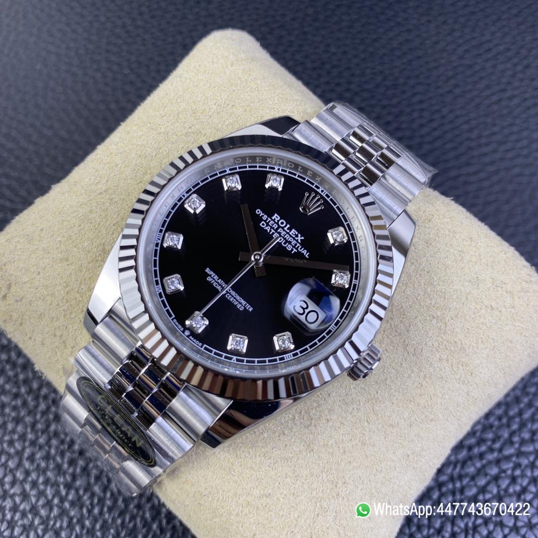 Super Clone Rolex Datejust M126334 0012 Black Dial Diamond Hour Markers 904L Steel Case Oyster Bracelet ShangHai 3235 Movement 03 Super Clone Rolex Datejust M126334 0012 Black Dial Diamond Hour Markers 904L Steel Case Oyster Bracelet ShangHai 3235 Movement 03