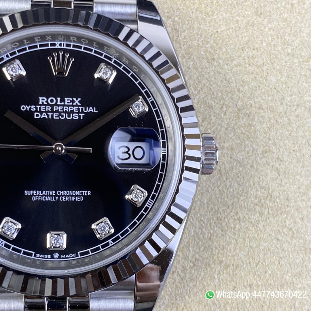 Super Clone Rolex Datejust M126334 0012 Black Dial Diamond Hour Markers 904L Steel Case Oyster Bracelet ShangHai 3235 Movement 05 Super Clone Rolex Datejust M126334 0012 Black Dial Diamond Hour Markers 904L Steel Case Oyster Bracelet ShangHai 3235 Movement 05