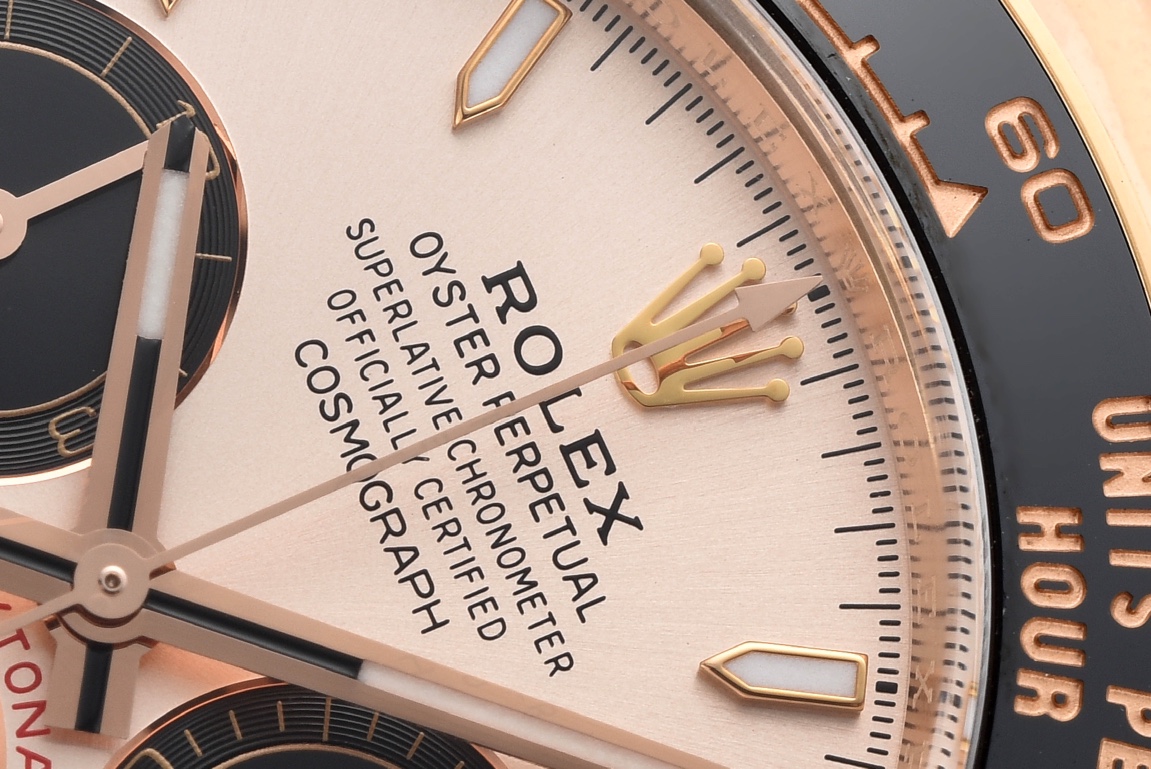 Victory Factory Rolex Daytona M26515LN 0006 Rose Gold Case Sundust and Black Dial Black Ceramic Scale Bezel Oysterflex Strap 4131 Movement 04 Clean Factory Rolex Daytona M26515LN 0006 Rose Gold Case Sundust and Black Dial Black Ceramic Scale Bezel Oysterflex Strap 4131 Movement 04
