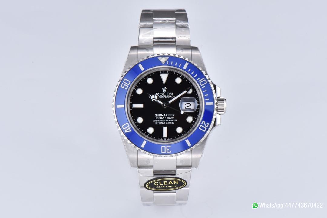Super Clone Rolex Submariner 126619LB 41mm Smurf Cookie Monster Blue Bezel Black Dial Superclone 3235 Movement 01 1 Super Clone Rolex Submariner 126619LB 41mm Smurf Cookie Monster Blue Bezel Black Dial Superclone 3235 Movement 01 1