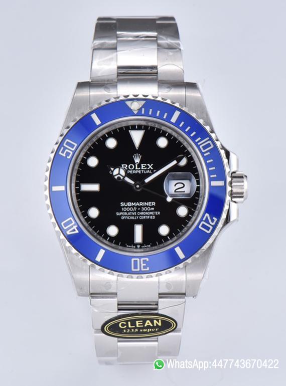 Super Clone Rolex Submariner 126619LB 41mm Smurf Cookie Monster Blue Bezel Black Dial Superclone 3235 Movement 01 Super Clone Rolex Submariner 126619LB 41mm Smurf Cookie Monster Blue Bezel Black Dial Superclone 3235 Movement 01