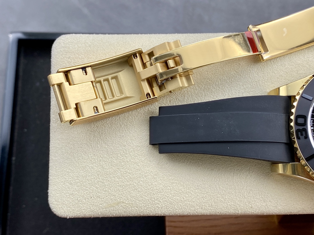 Victory Factory Rolex Yacht Master 42mm 226658 Yellow Gold Case 3D Black Ceramic Bezel Oysterflex Strap SuerClone 3235 Movement 11 Clean Factory Rolex Yacht Master 42mm 226658 Yellow Gold Case 3D Black Ceramic Bezel Oysterflex Strap SuerClone 3235 Movement 11