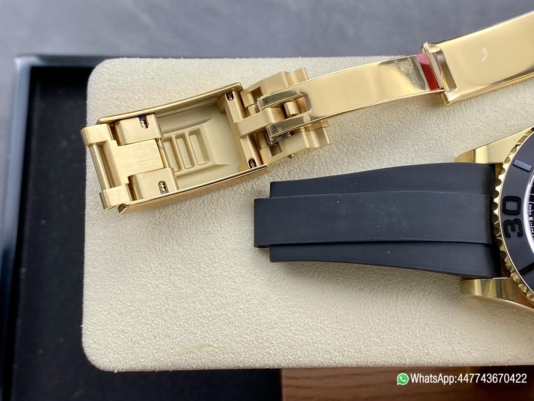 Super Clone Rolex Yacht Master 42mm 226658 Yellow Gold Case 3D Black Ceramic Bezel Oysterflex Strap SuerClone 3235 Movement 11 Super Clone Rolex Yacht Master 42mm 226658 Yellow Gold Case 3D Black Ceramic Bezel Oysterflex Strap SuerClone 3235 Movement 11
