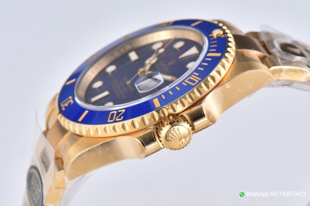 Super Clone Submariner 116618LB 40mm Blue Dial Ceramic Bezel Full Yellow Gold Case 03 Super Clone Submariner 116618LB 40mm Blue Dial Ceramic Bezel Full Yellow Gold Case 03