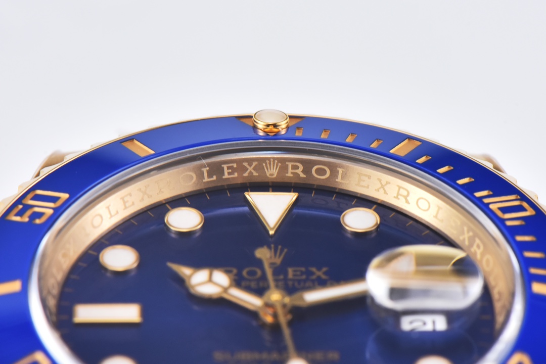 Victory Factory Submariner 116618LB 40mm Blue Dial Ceramic Bezel Full Yellow Gold Case 04 Clean Factory Submariner 116618LB 40mm Blue Dial Ceramic Bezel Full Yellow Gold Case 04