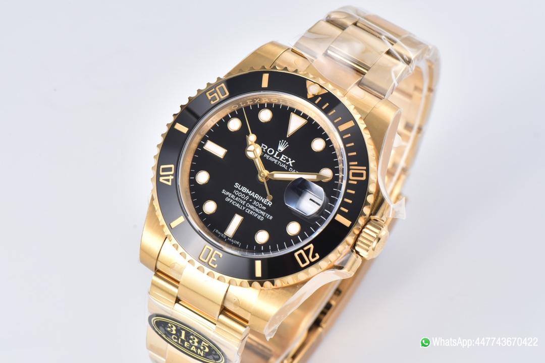 Super Clone Submariner 116618LN 40mm Black Dial Ceramic Bezel Full Yellow Gold Case 02 Super Clone Submariner 116618LN 40mm Black Dial Ceramic Bezel Full Yellow Gold Case 02
