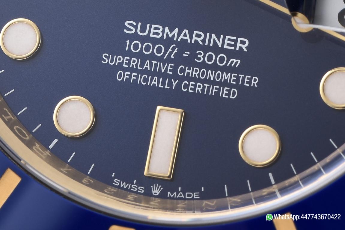 Super Clone Submariner 126618LB 41mm Blue Dial Ceramic Bezel Full Yellow Gold Plated Case Oyster Bracelet SH3235 Movement 07 Super Clone Submariner 126618LB 41mm Blue Dial Ceramic Bezel Full Yellow Gold Plated Case Oyster Bracelet SH3235 Movement 07