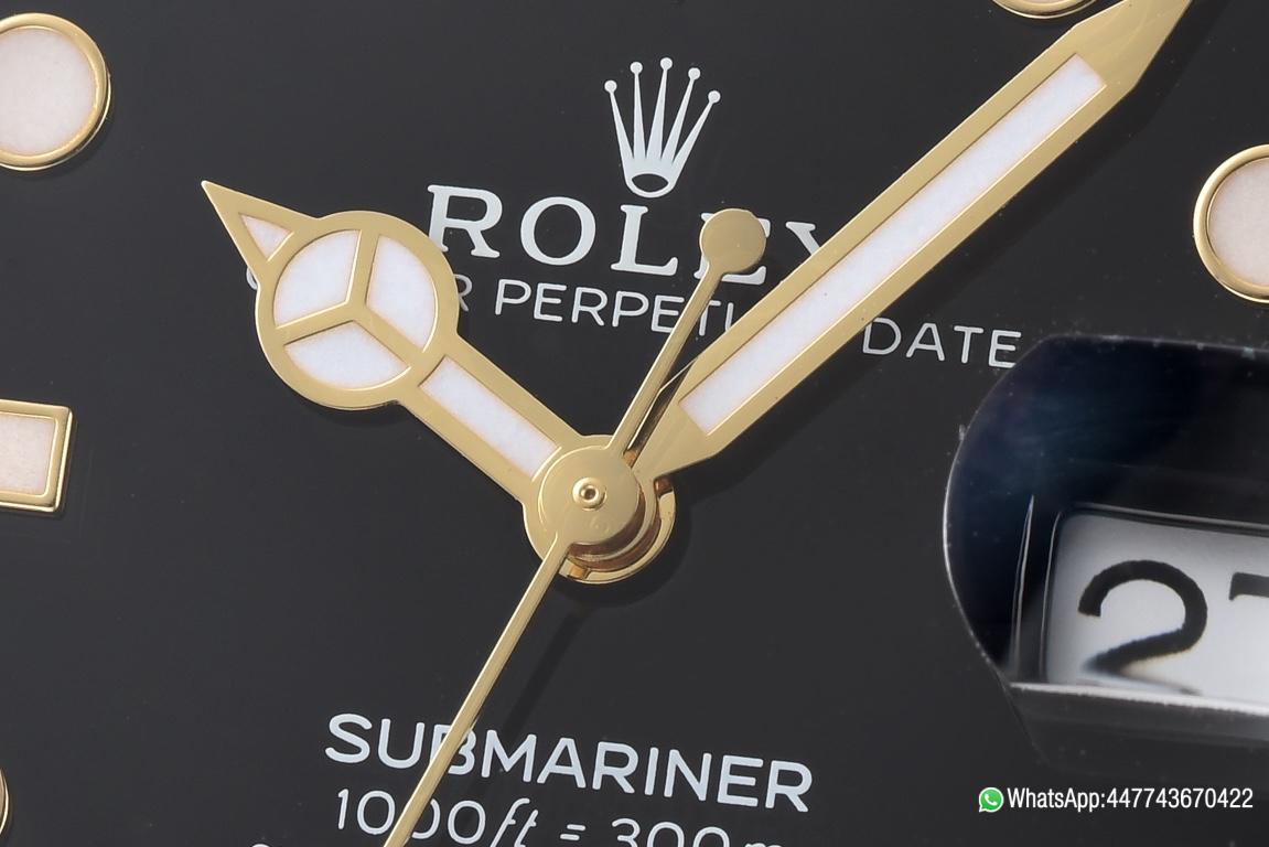 Super Clone Submariner 126618LN 41mm Black Dial Ceramic Bezel Full Yellow Gold Plated Case Oyster Bracelet SH3235 Movement 04 Super Clone Submariner 126618LN 41mm Black Dial Ceramic Bezel Full Yellow Gold Plated Case Oyster Bracelet SH3235 Movement 04