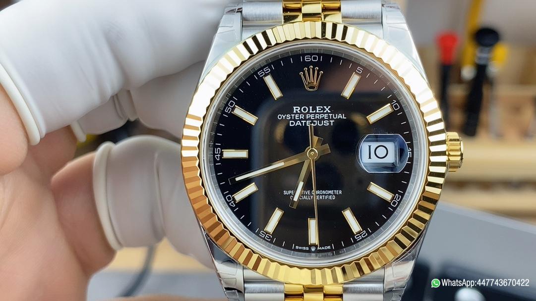 Super Clone Watch Datejust 126333 41mm Black Dial Oystersteel and Yellow Gold Jubilee Bracelet Gold Fluted Bezel SH3235 Movement 02 Super Clone Watch Datejust 126333 41mm Black Dial Oystersteel and Yellow Gold Jubilee Bracelet Gold Fluted Bezel SH3235 Movement 02