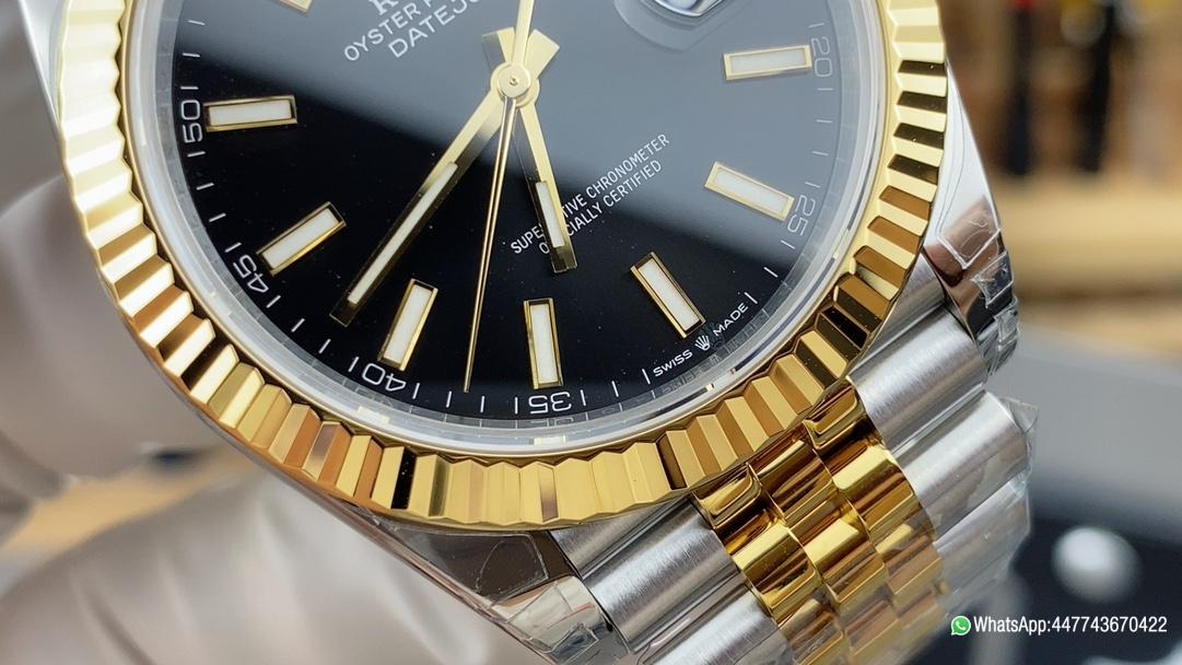 Super Clone Watch Datejust 126333 41mm Black Dial Oystersteel and Yellow Gold Jubilee Bracelet Gold Fluted Bezel SH3235 Movement 03 Super Clone Watch Datejust 126333 41mm Black Dial Oystersteel and Yellow Gold Jubilee Bracelet Gold Fluted Bezel SH3235 Movement 03