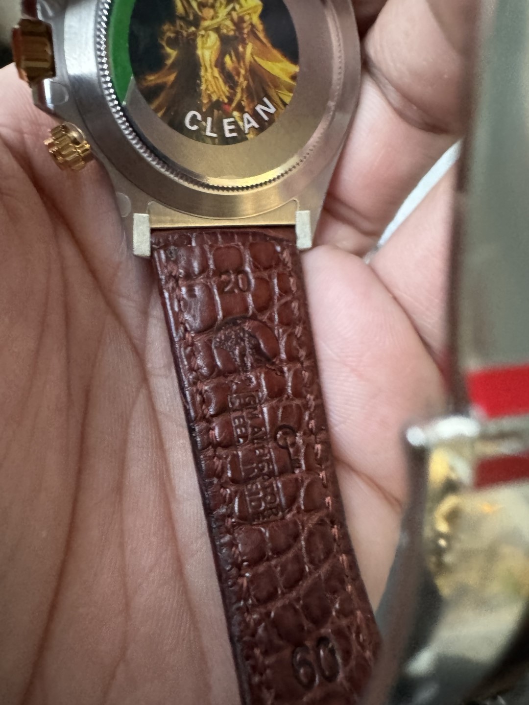 Victory Factory Watch Daytoan 116503 White Dial Yellow Gold Bezel 904L Steel Case Alligator Strap DD4130 Movement 14 Clean Factory Watch Daytoan 116503 White Dial Yellow Gold Bezel 904L Steel Case Alligator Strap DD4130 Movement 14