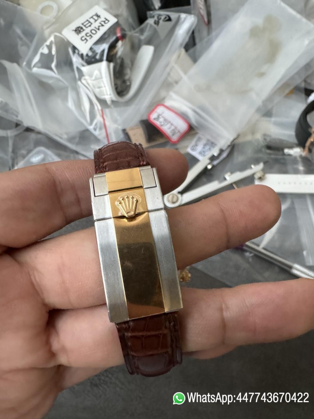 Super Clone Watch Daytoan 116503 White Dial Yellow Gold Bezel 904L Steel Case Alligator Strap DD4130 Movement 17 Super Clone Watch Daytoan 116503 White Dial Yellow Gold Bezel 904L Steel Case Alligator Strap DD4130 Movement 17