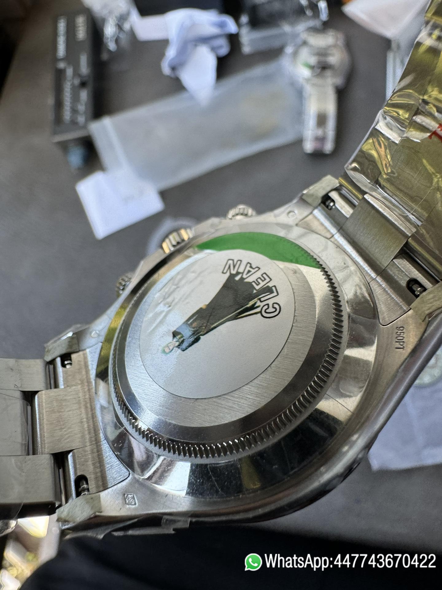 Super Clone Watch Daytona 116506 Ice Blue Dial Arabic Hour Markers 904L Steel Case Bracelet DD4130 Movement 08 Super Clone Watch Daytona 116506 Ice Blue Dial Arabic Hour Markers 904L Steel Case Bracelet DD4130 Movement 08
